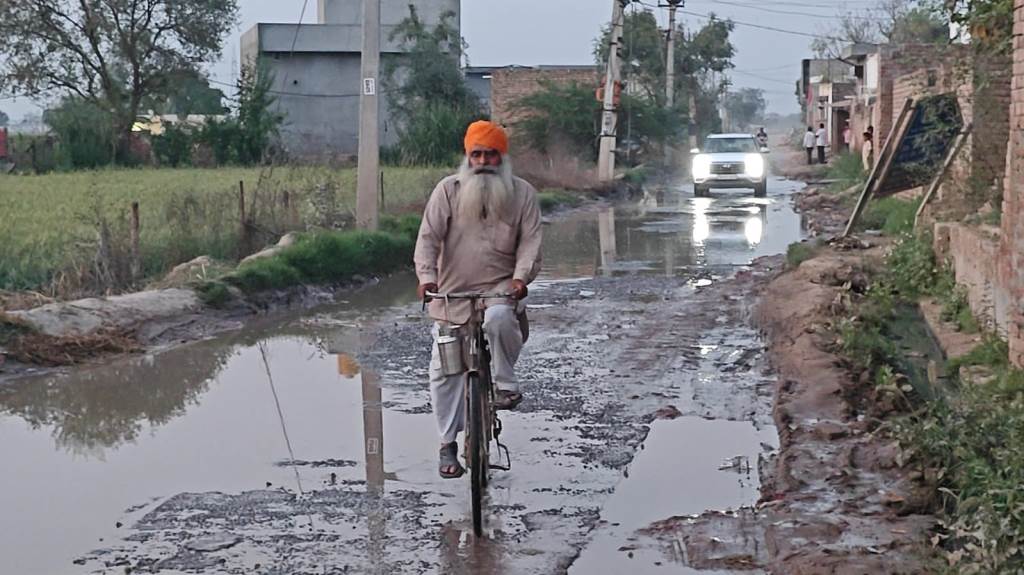 No Change in the Situation Even After 12 Years Filthy Water on Roads Childrens Education Disrupted